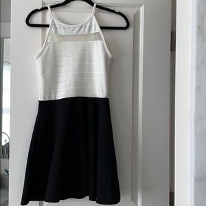 Aqua Girls formal blk/cream dress - size 12